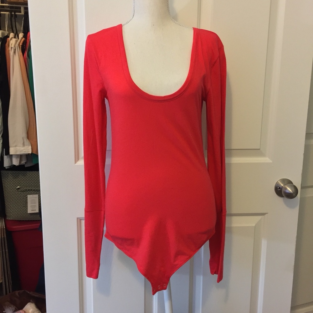 Free People Easy Peasy Bodysuit Large
